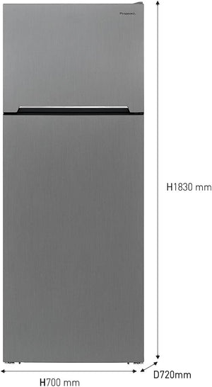 Panasonic 570 Liters Top Mount Refrigerator, Silver Nrbc572Vs - My Store