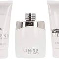 Mont Blanc Legend Spirit Set For Men EDT 100Ml + S Gel 100Ml + ASB 100Ml