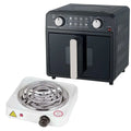 WestPoint Air Fry Food With little 8 Litter or NO oil Filter for Smoke, Non-Stick food basket and pot Easy to Clean 1700W - WF-4256+ Electric Stove/Hot Plate - Snapcart.pk