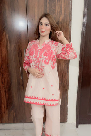 Urban Cut 2 Piece Cotton Printed Co- Ord Set