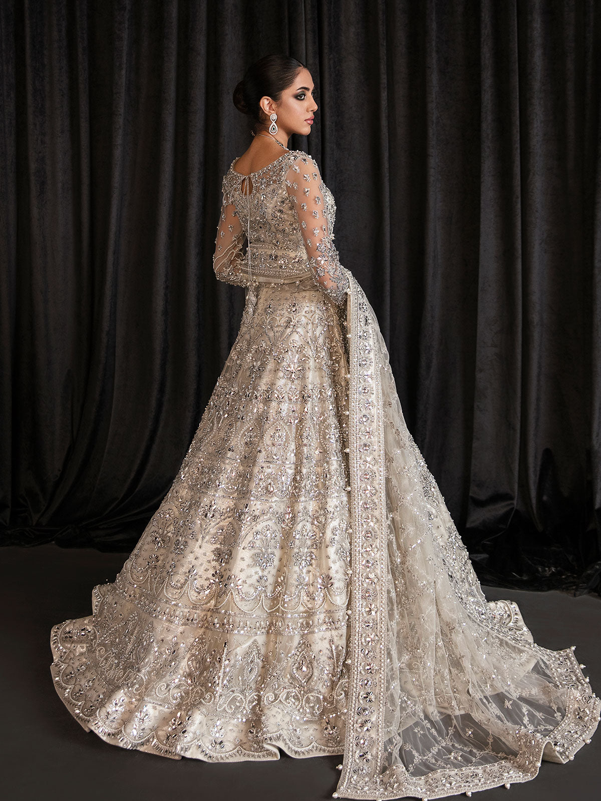 Charmaine By Gulaal Unstitched 3 Piece Bridal Collection'2022Dahlia B-22