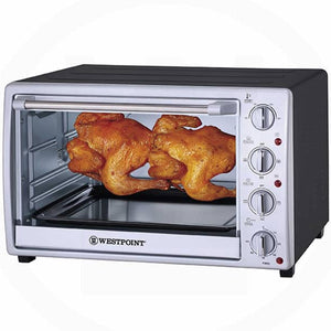 Westpoint Convection Rotisserie Oven with Kebab Grill WF-4800RKC - 48 Litres + Electric Stove/Hot Plate - Snapcart.pk