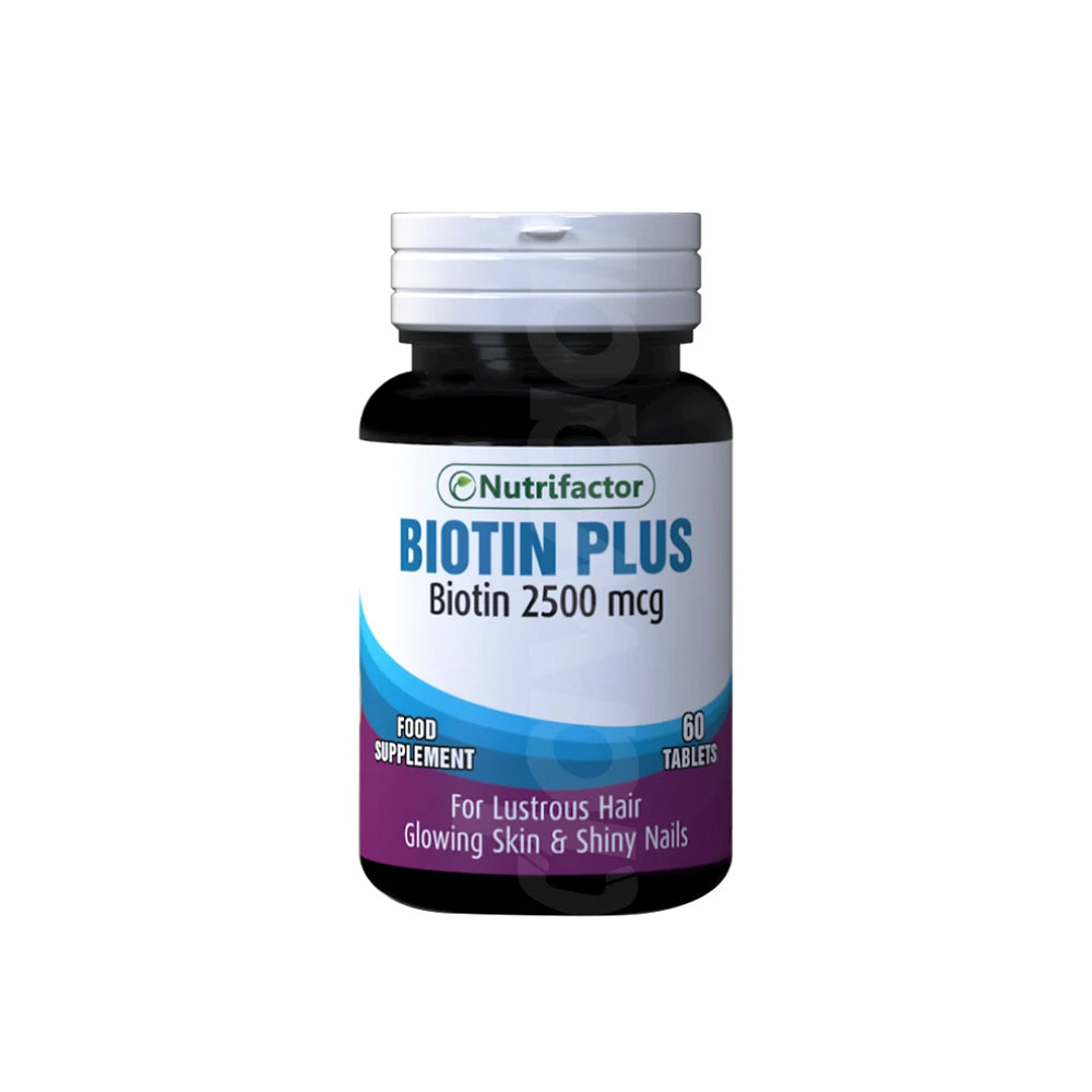 Nutrifactor Biotin Plus 2500mcg 30 Tab - Snapcart.pk