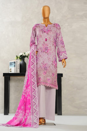 Aashkaar By HZ Stitched 3 Piece Emb Lawn Vol-06 Collection'2025-LPE-519