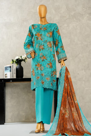 Aashkaar By HZ Stitched 3 Piece Emb Lawn Vol-06 Collection'2025-LPE-520