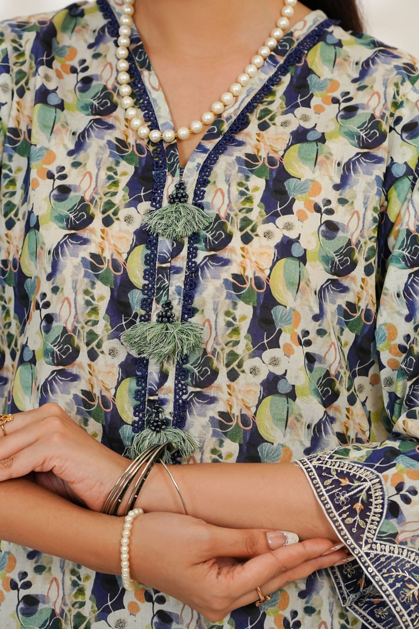 Aizal Stitched Embroidered Co Ords Collection'2025-ACO-564-Multi