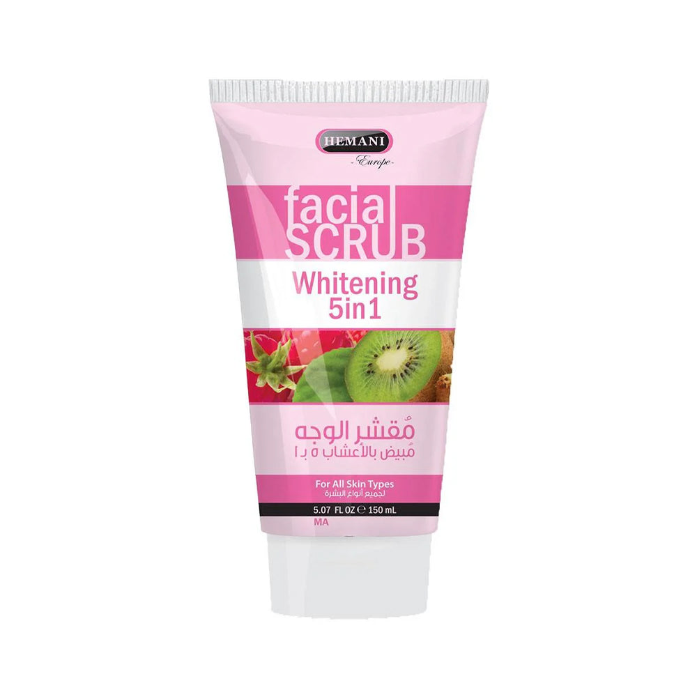 Hemani Facial Scrub Whitening 5in1 150ml - Snapcart.pk