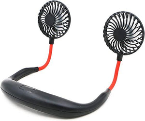 Durable and rechargeable portable hanging and foldable neck fan with 3 speeds and USB chargeable for Kitchen and sports - My Store