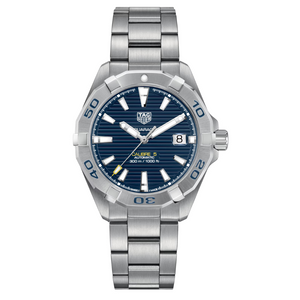 Tag Heuer Aquaracer Calibre 5 Silver Stainless Steel Blue Dial Automatic Watch for Gents - WBD2112.BA0928