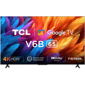 TCL 164 cm (65 inches) Metallic Bezel-Less Series 4K Ultra HD Smart LED Google TV 65V6B - My Store