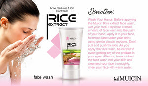 MUICIN - Rice Extract Face Wash - 150ml - My Store