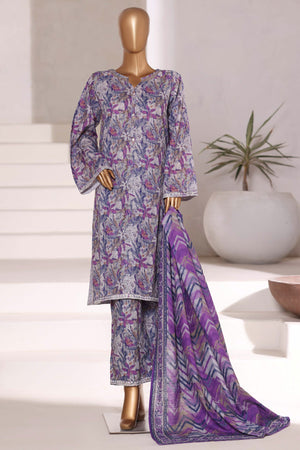 Sada Bahar Stitched 3 Piece Emb Khaddar Fall Collection'2025-EMB-6847-Multi