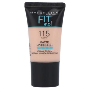 Maybelline Fit Me Foundation Matte And Poreless 18Ml Tube 115 Ivory