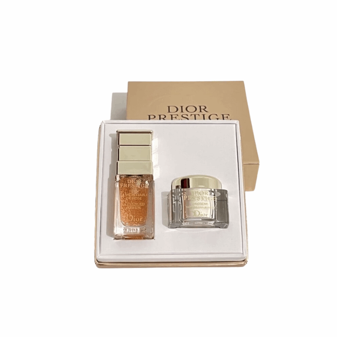 Dior Prestige Le Micro Huile De Rose Set Serum 5Ml+La Creme 5Ml