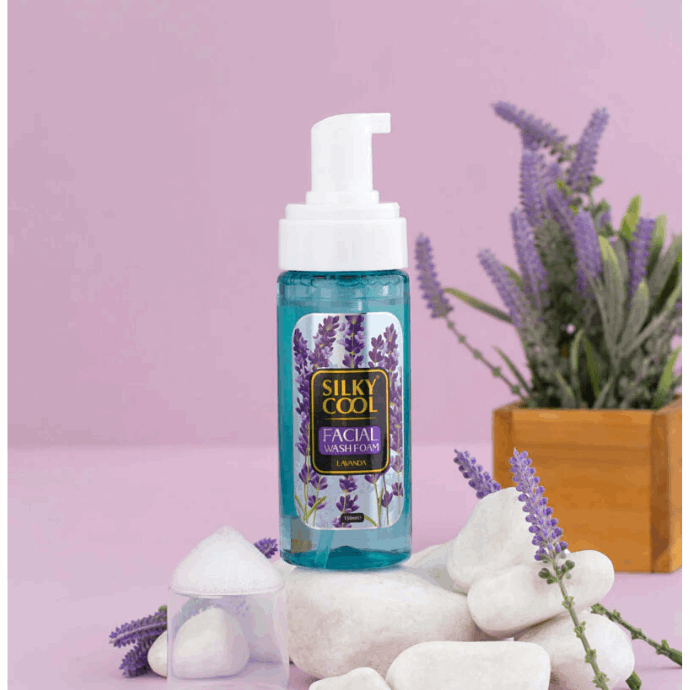 Silky Cool Lavanda Facial Wash Foam Pump 150Ml