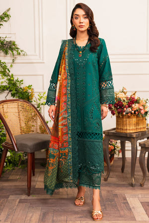 Pairi Daeza By Nine Needles Unstitched 3 Piece Luxury Lawn Collection'2025-Verdure-NL-01