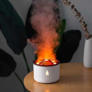 Volcano Humidifier | Flame Air Diffuser Volcano Humidifier For Room | Wireless Humidifier | Aromatherapy Volcano Diffuser - My Store