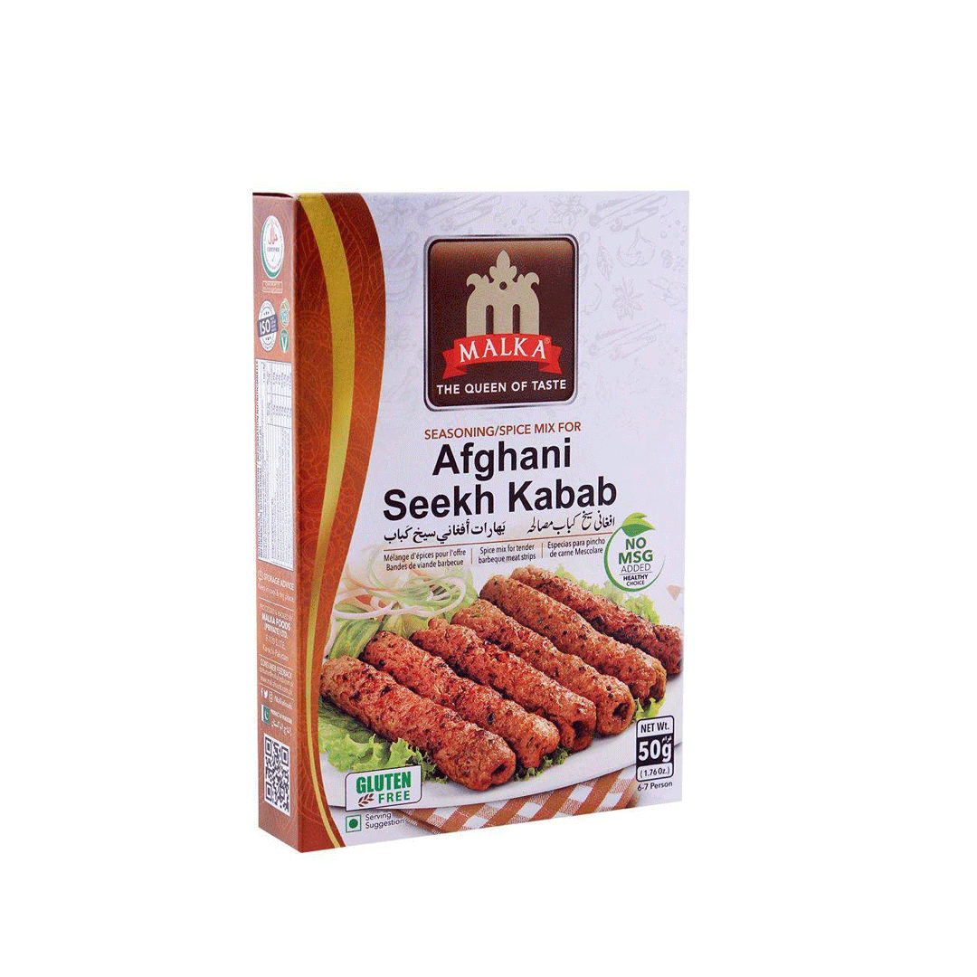 Malka Afghani Seekh Kabab 50g - Snapcart.pk