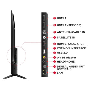 TCL 55 inches Metallic Bezel-Less Series 4K Ultra HD Smart LED Google TV 55V6B - My Store