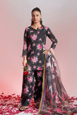 The Affordables By Mariam Malik Unstitched 3 Piece Digital Printed Lawn Collection'2025-Floral