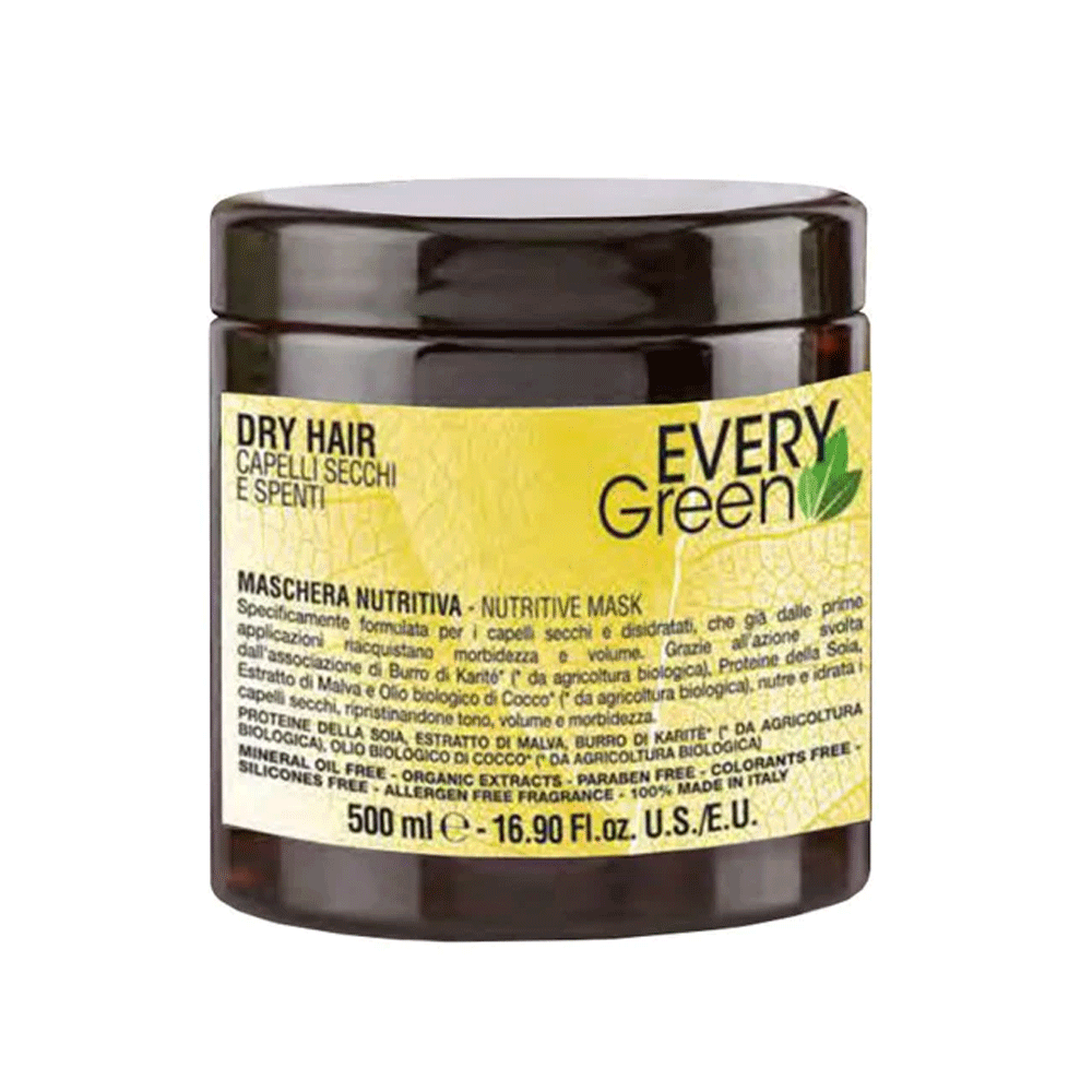 Every Green Dry Hair Maschera Nutritiva Mask 500 Ml - Snapcart.pk