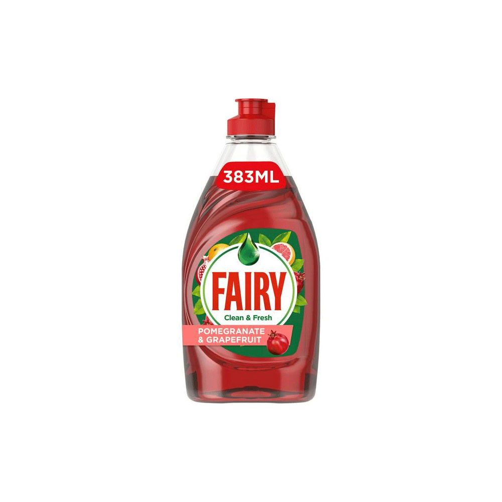 Fairy Clean & Fresh Pomegranate & Grapefruit Dishwash 383ml - Snapcart.pk