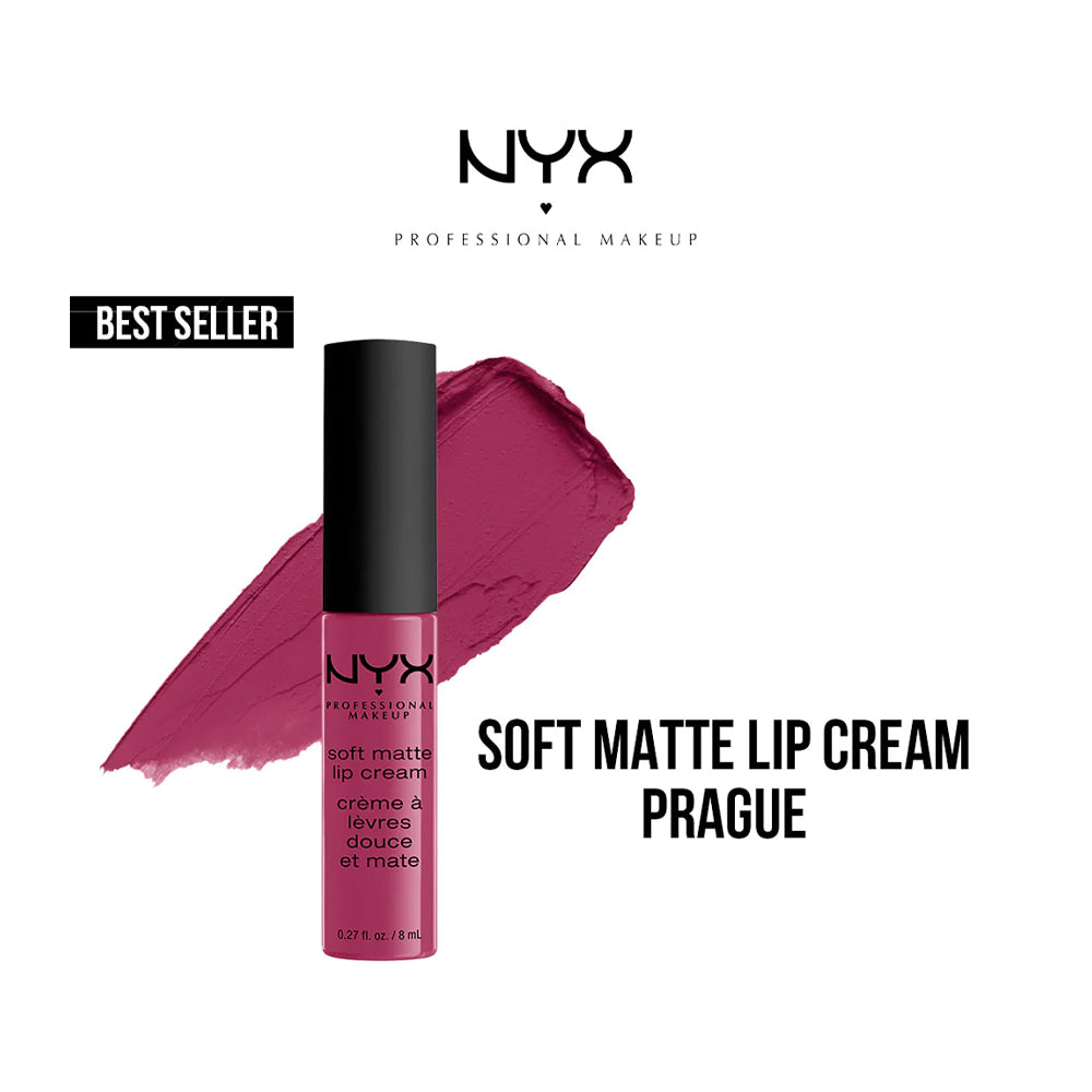Nyx Soft Matte Lip Cream Prague Smlc18 8ml - Snapcart.pk