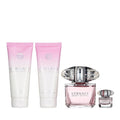 Versace Bright Crystal Set For Women EDT 90Ml + EDT 10Ml + B Lotion 100Ml + S Gel 100Ml