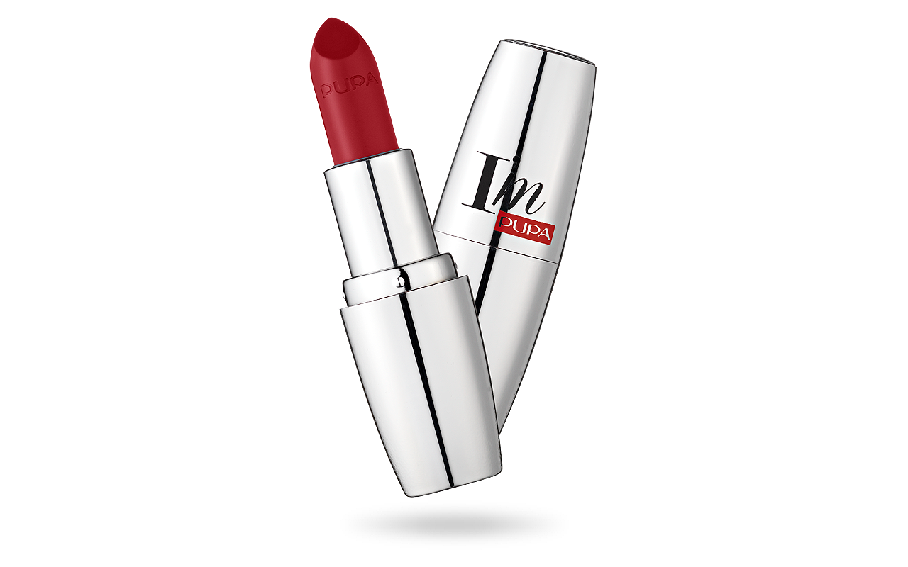 Pupa I'M Pure Colr Lipstick Absolute Shine - Red Pop - Snapcart.pk