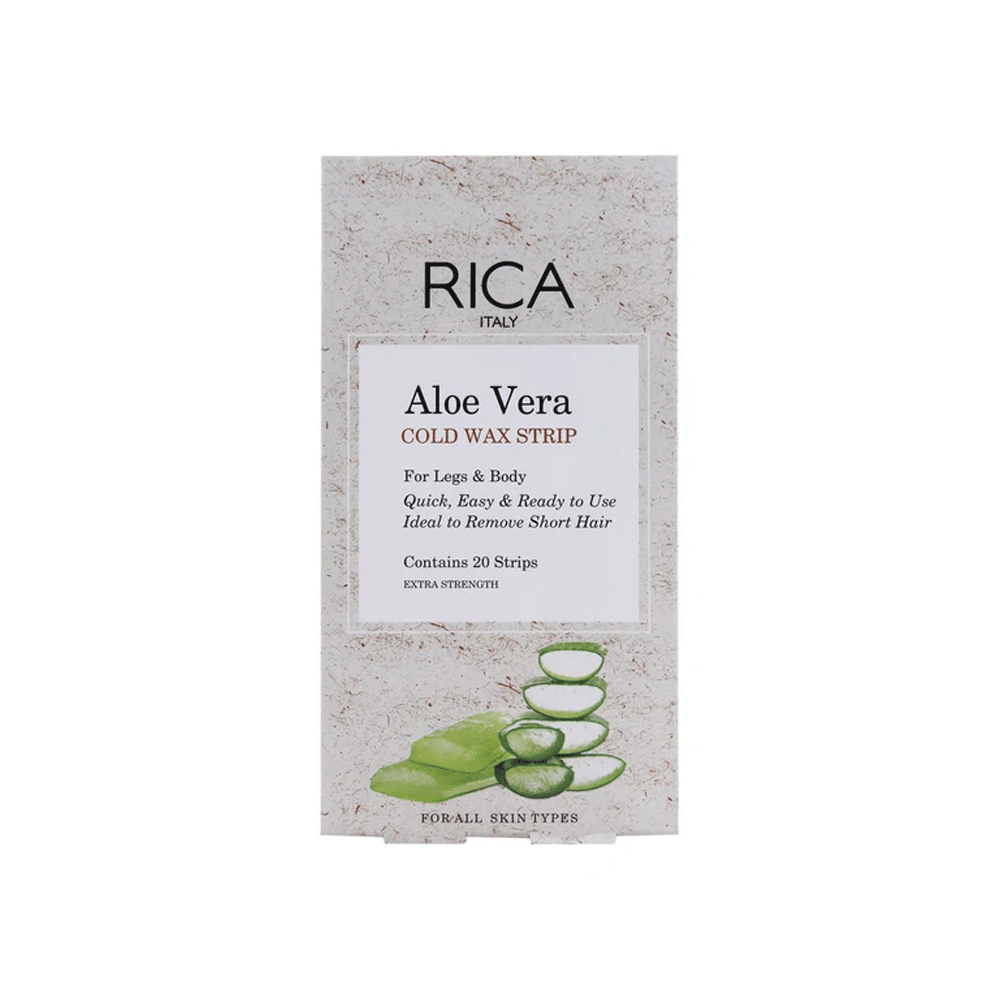 Rica Aloe Vera Face Wax Strip 20s - Snapcart.pk
