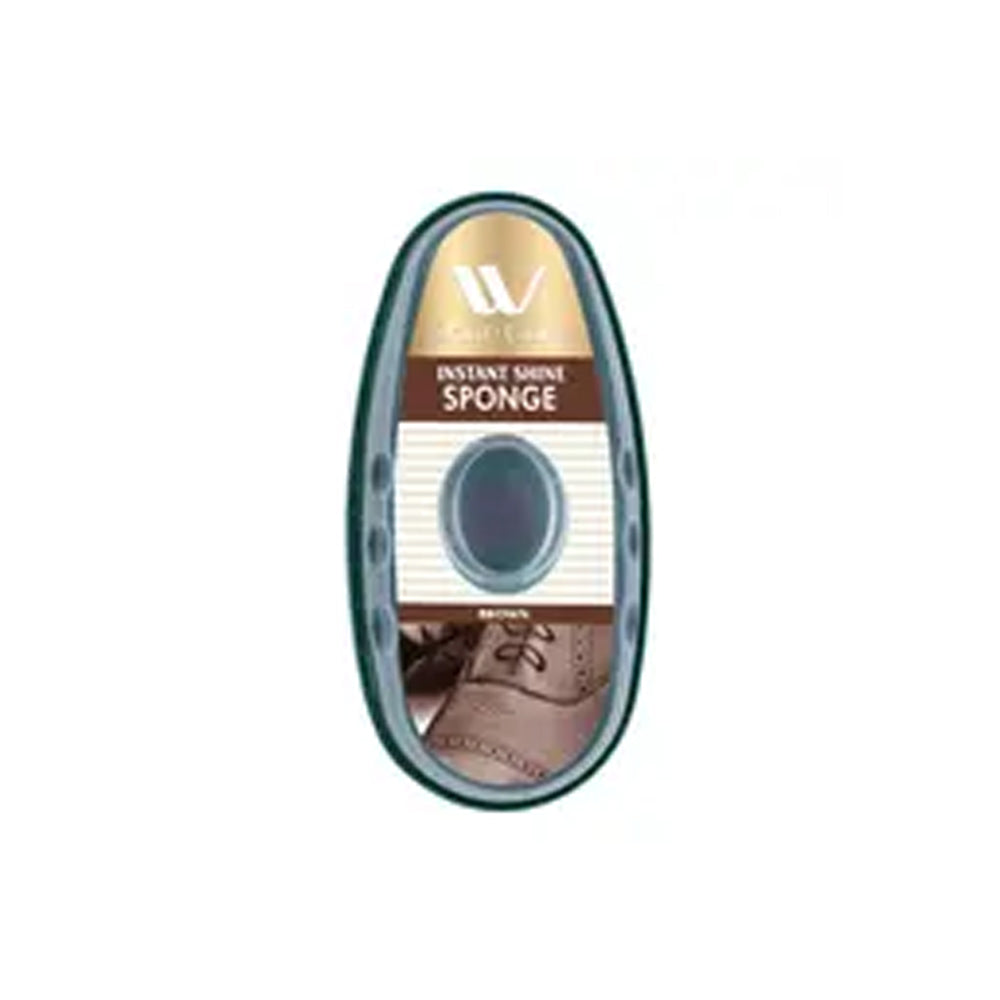 Wbm Shoe Care Instant Shine Sponge Brown 11ml - Snapcart.pk