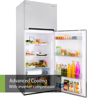 Panasonic 570 Liters Top Mount Refrigerator, Silver Nrbc572Vs - My Store
