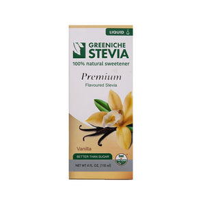 Greeniche Stevia Flavoured Stevia Vanilla Liquid 118ml - Snapcart.pk