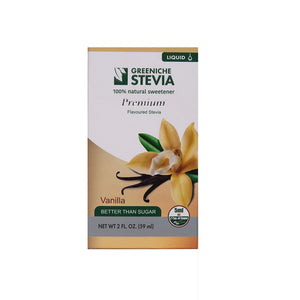 Greeniche Stevia Flavoured Stevia Vanilla Liquid 59ml - Snapcart.pk