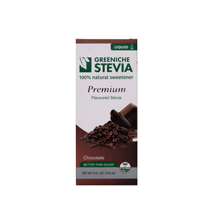 Greeniche Stevia Flavoured Stevia Chocolate Liquid 118ml - Snapcart.pk