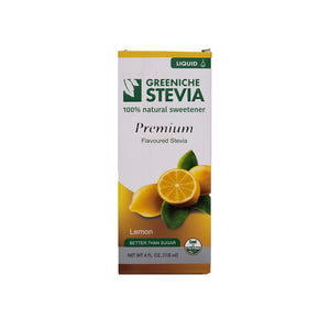 Greeniche Stevia Flavoured Stevia Lemon Liquid 118ml - Snapcart.pk