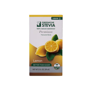 Greeniche Stevia Flavoured Stevia Lemon Liquid 59ml - Snapcart.pk