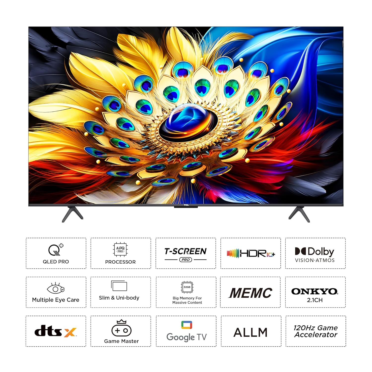 TCL 55 inches 4K Ultra HD Smart QLED Google TV 55C655 - My Store