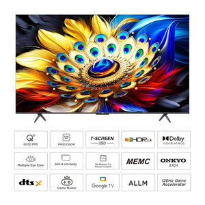 TCL 55 inches 4K Ultra HD Smart QLED Google TV 55C655 - My Store