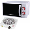 Westpoint Microwave Oven WF-822 - 20 Litres + Electric Stove/Hot Plate - Snapcart.pk