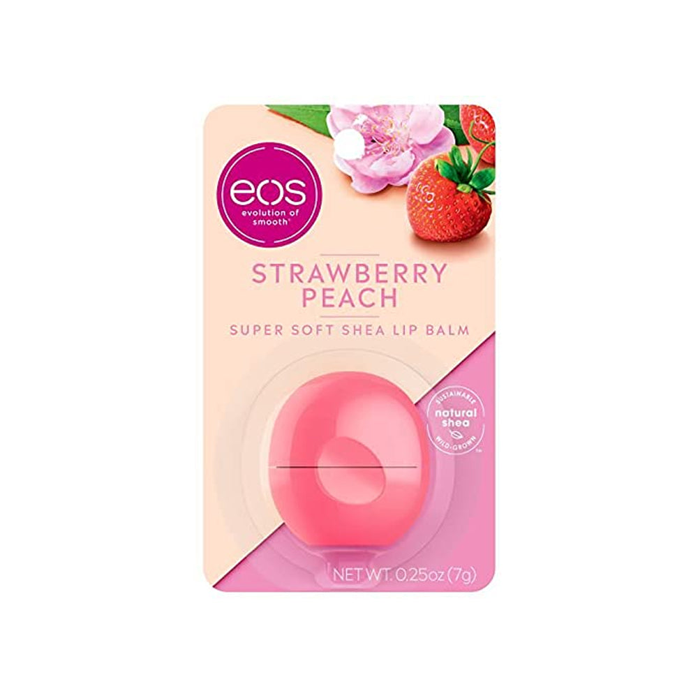 Eos Lip Balm Strawberry Peach 7g - Snapcart.pk