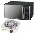 Westpoint Microwave Oven with Grill WF-841DG - 40 Litres + Electric Stove/Hot Plate - Snapcart.pk