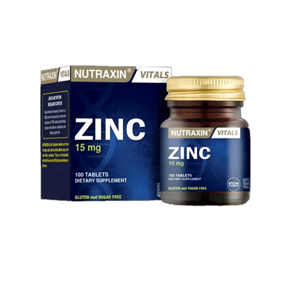 Nutraxin Zinc 15mg 100 Tab - Snapcart.pk