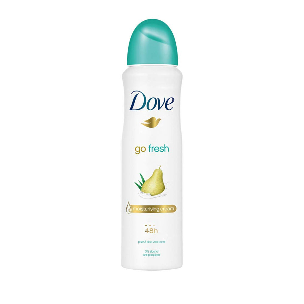 Dove Go Fresh Pears & Aloe Vera Body Spray 150ml - Snapcart.pk