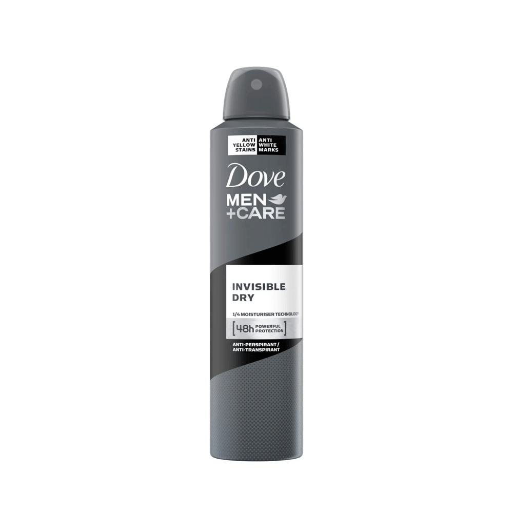 Dove Invisible Dry Men Bodyspray 250ml - Snapcart.pk
