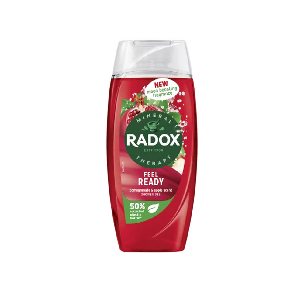 Radox Feel Ready Pomegranate & Apple Scent Shower Gel 225ml Radox