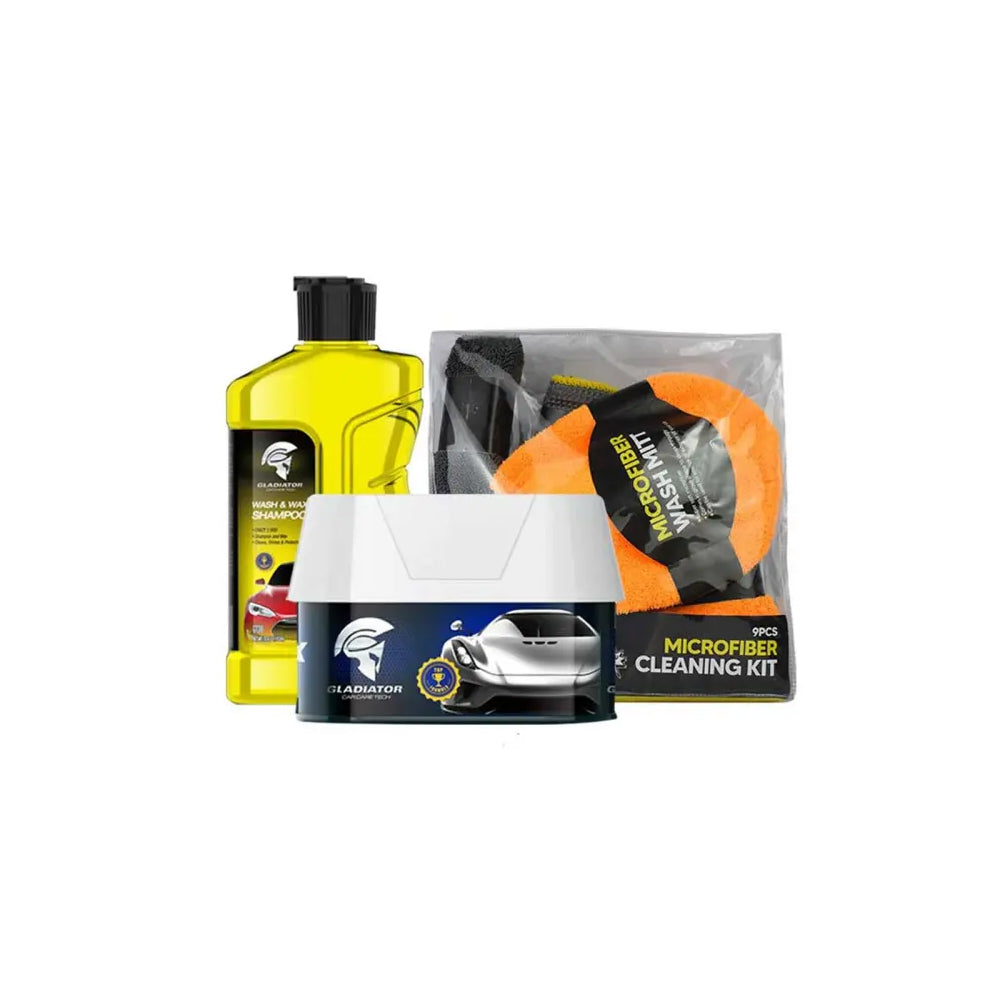 Gladiator Microfiber Cleaning Kit 9pcs - Snapcart.pk