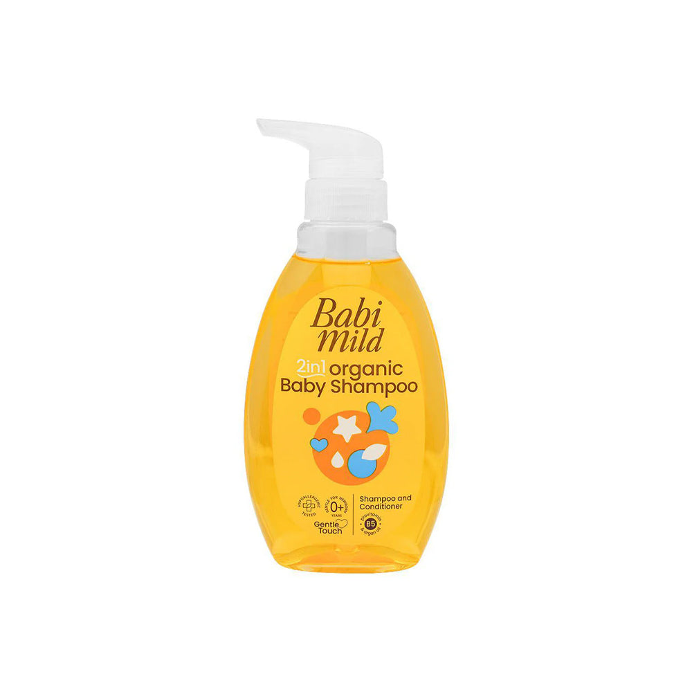 Babi Mild 2in1 Organic Baby Shampoo 380ml - Snapcart.pk
