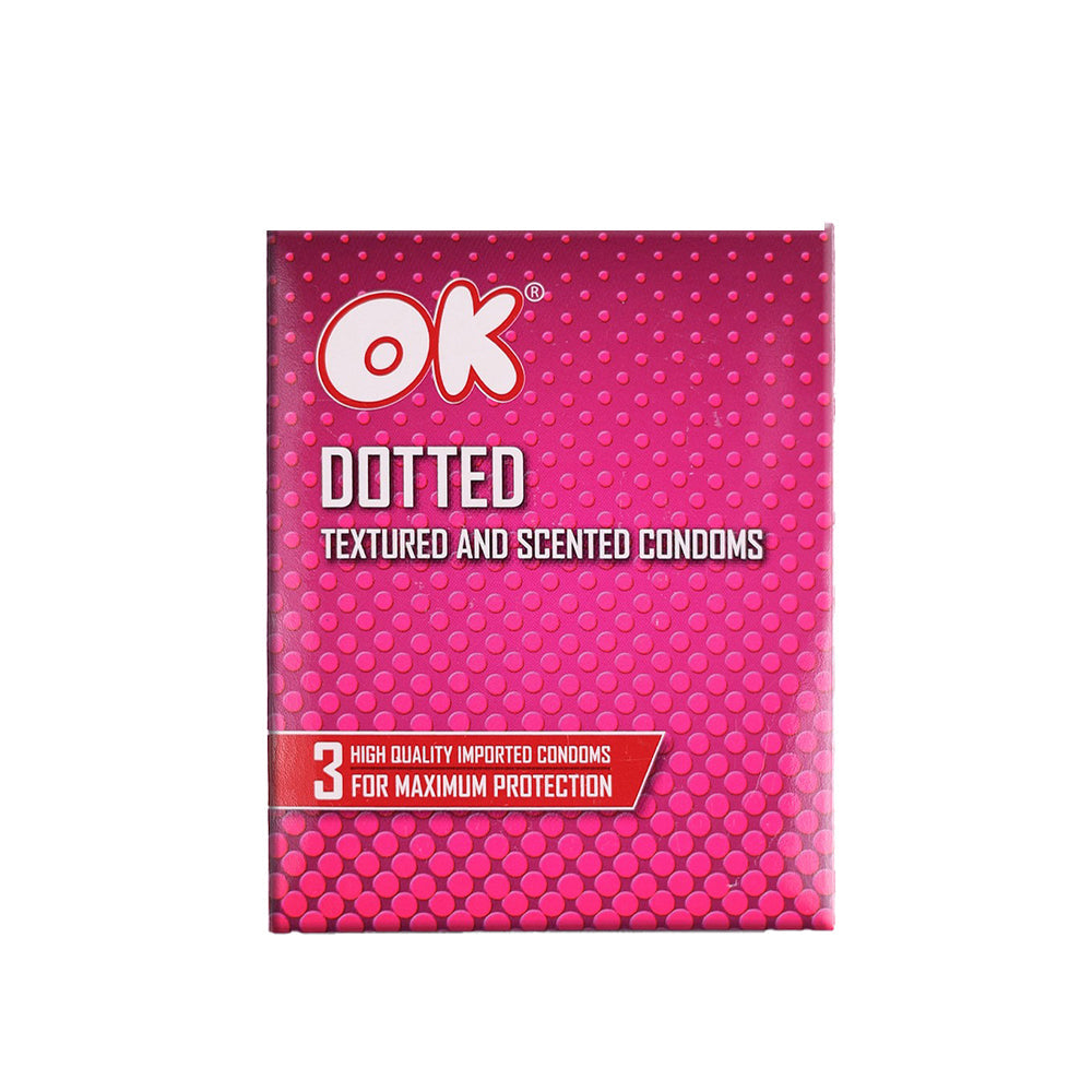 Ok Dotted Condoms 3s - Snapcart.pk