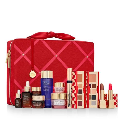 Estee Lauder Holiday Includes 9 Full Size +3 Travel Sizes Gift Set